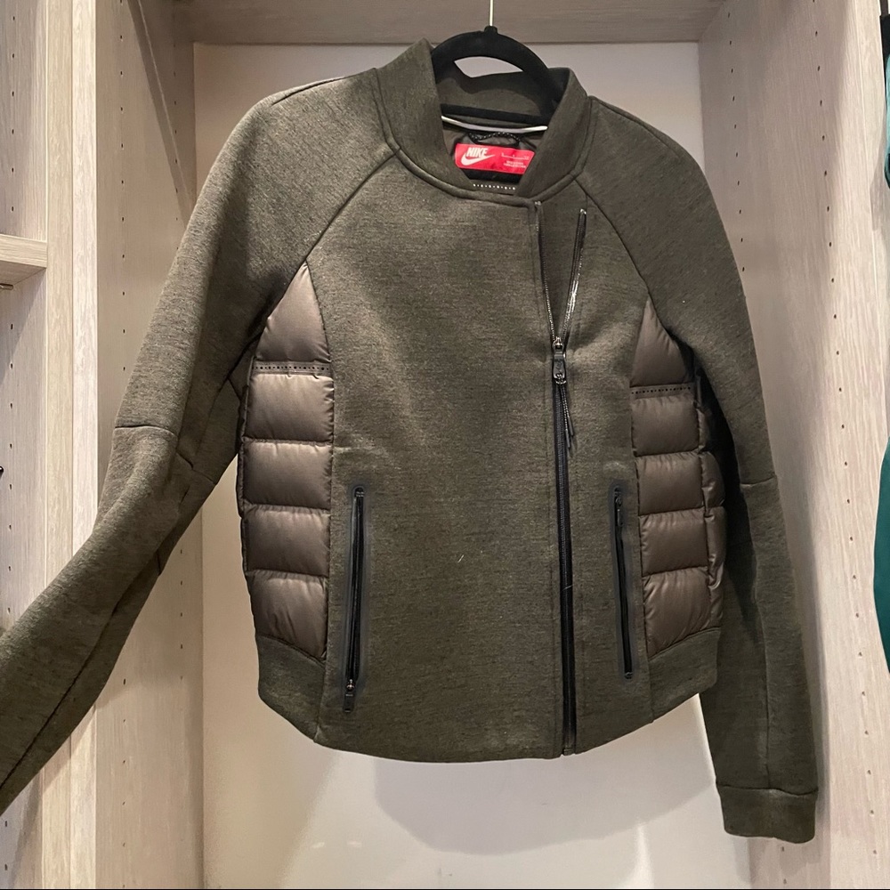 Olive Green Nike Bomber Jacket